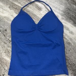 NWOT DFYNE Blue Impact Longline Strappy Tank Top SIZE XSmall (AR20)